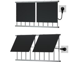 CJX Solar Balkonset - Zonnepanelen met Stekker - 800 Wp