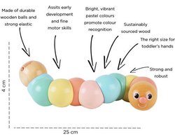 CLASSIC WORLD Kleur houten baan voor buigen en draaien