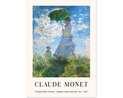 Claude Monet - Women with a parasol poster 50x70 cm