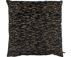 Claudi - sierkussen Lucis  - dark taupe - 45x45 cm