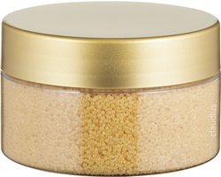 Claudius Badkaviaar Zen Moment - 200 gram - Transparante pot met Luxe gouden deksel - bad parels voor in bad