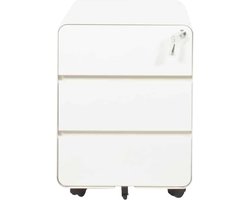 Claudius Basic Rond ladeblok 3 lade 50 diep wit