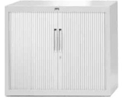 Claudius PLUS roldeurkast 145x120x45cm zwart