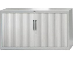 Claudius PLUS roldeurkast 72,8x80x45cm aluminium