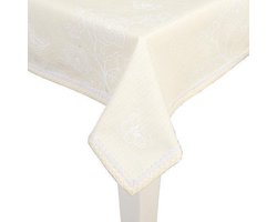 Clayre & Eef 100x100 Tafelkleed geel