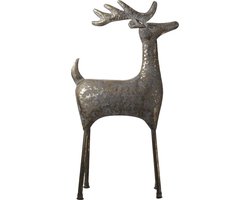 Clayre & Eef Beeld Hert 79 cm Grijs IJzer
