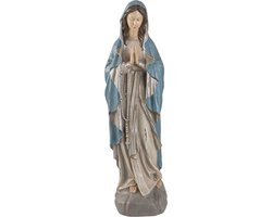 Clayre & Eef Beeld Maria 15x11x50 cm Grijs Polyresin Woonaccessoires