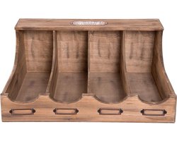 Clayre & Eef Bestekbak 40*28*17 cm Bruin Hout Rechthoek Besteklade Bestekla