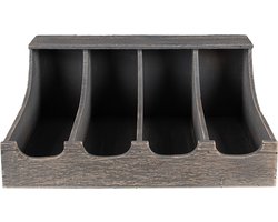 Clayre & Eef Bestekbak 41x29x17 cm Grijs Hout
