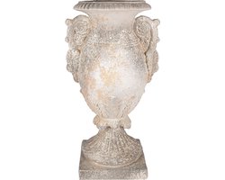Clayre & Eef Bloempot 34x26x60 cm Beige Grijs Magnesium (MGO)