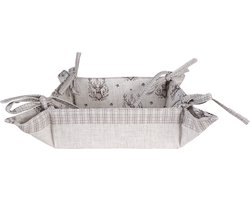 Clayre & Eef Broodmand 35x35x8 cm Beige Katoen Hert