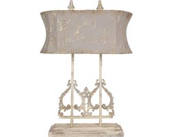 Clayre & Eef Bureaulamp 50x25x74 cm Bruin Ijzer Tafellamp