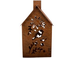 Clayre & Eef Decoratie Beeld 11x15x26 cm Bruin Metaal