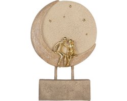 Clayre & Eef Decoratie Beeld 18x5x26 cm Beige Kunststof