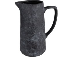 Clayre & Eef Decoratie Kan 15x10x19 cm Grijs Keramiek