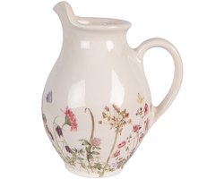 Clayre & Eef Decoratie Kan 16x12x19 cm Beige Keramiek