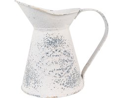 Clayre & Eef Decoratie Kan 17x11x17 cm Beige IJzer