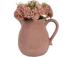 Clayre & Eef Decoratie Kan 17x13x15 cm Roze Keramiek