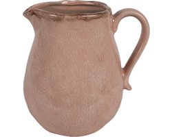 Clayre & Eef Decoratie Kan 21x16x20 cm Roze Keramiek