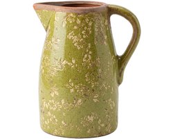 Clayre & Eef Decoratie Kan Groen Keramiek