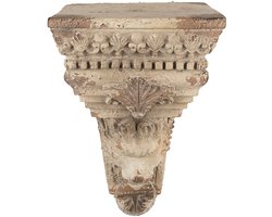 Clayre & Eef Decoratie Ornament 20x20x30 cm Beige Keramiek