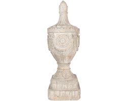 Clayre & Eef Decoratie Ornament 25x25x75 cm Beige Keramisch materiaal