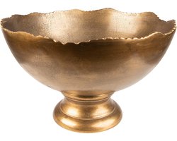 Clayre & Eef Decoratie schaal 45 cm Koperkleurig Aluminium