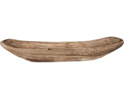 Clayre & Eef Decoratie schaal 60x8x12 cm Bruin Hout