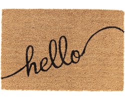 Clayre & Eef Deurmat 60x40 cm Bruin Kokos