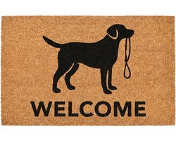 Clayre & Eef Deurmat Bruin Kokos Hond