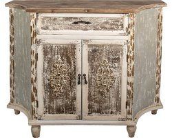 Clayre & Eef Dressoir 120x40x97 cm Bruin Grijs Hout