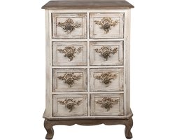 Clayre & Eef Dressoir 60x37x100 cm Beige Hout