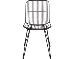 Clayre & Eef Eetkamerstoel 42x55x83 cm Zwart IJzer