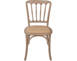 Clayre & Eef Eetkamerstoel 45x46x92 cm Bruin Hout