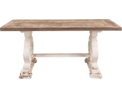 Clayre & Eef Eettafel 180x90x82 cm Bruin Hout