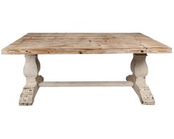 Clayre & Eef Eettafel 190x101x80 cm Bruin Hout