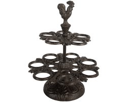 Clayre & Eef Eierhouder Ø 19x24 cm Bruin Metaal