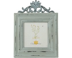 Clayre & Eef Fotolijst 10x10 cm Groen MDF Rechthoek Fotokader