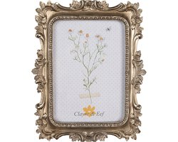 Clayre & Eef Fotolijst 10x15 cm Goudkleurig Kunststof