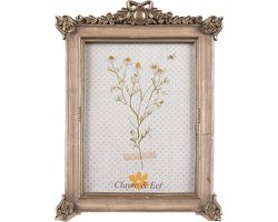Clayre & Eef Fotolijst 10x15 cm Goudkleurig Polyresin