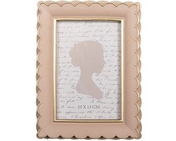 Clayre & Eef Fotolijst 10x15 cm Roze Kunststof