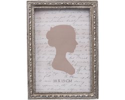 Clayre & Eef Fotolijst 10x15 cm Zilverkleurig Kunststof