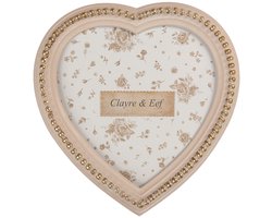 Clayre & Eef Fotolijst 13x13 cm Roze Kunststof