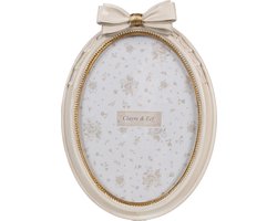 Clayre & Eef Fotolijst 13x18 cm Beige Kunststof