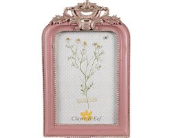 Clayre & Eef Fotolijst 13x18 cm Roze Polyresin