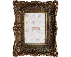 Clayre & Eef Fotolijst Goudkleurig Kunststof