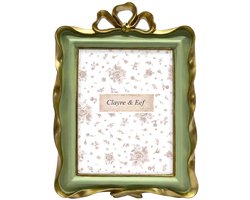 Clayre & Eef Fotolijst Groen Kunststof