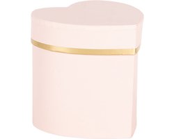 Clayre & Eef Geschenkdoos 10x10x10 cm Roze Karton