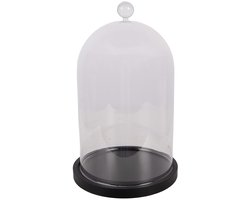 Clayre & Eef Glazen Stolp Ø 14x24 cm Transparant Glas