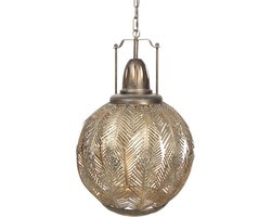 Clayre & Eef Hanglamp 45x45x70/175 cm Goudkleurig IJzer